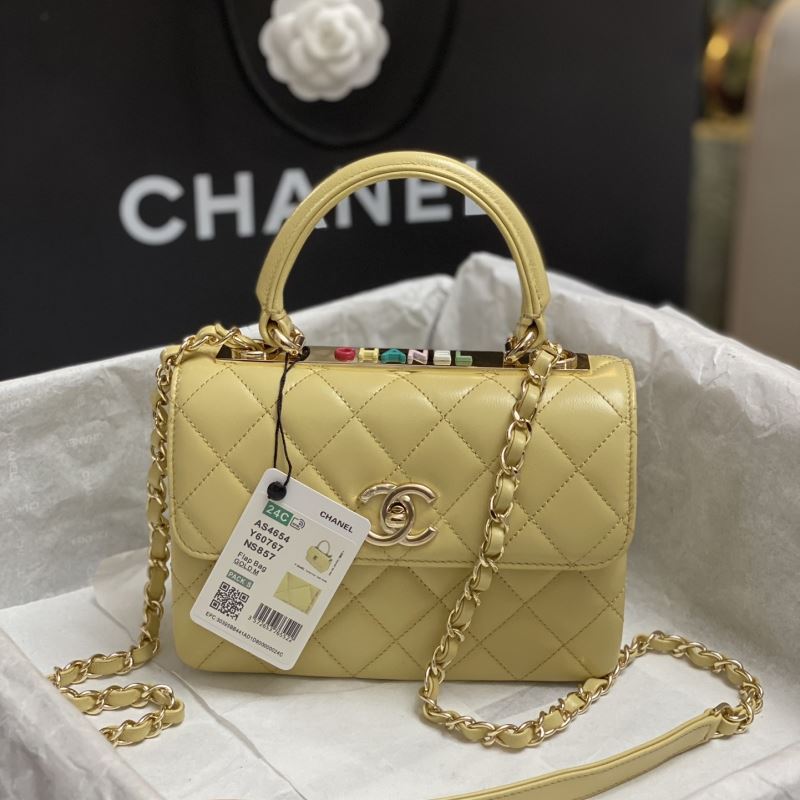 Ch**el top handle bags